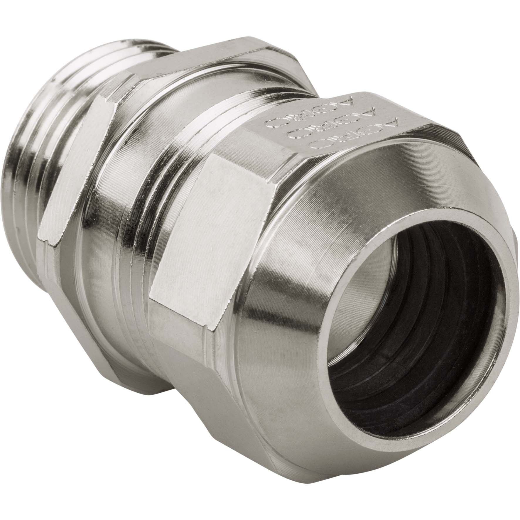 Kabelver. Progress AgreenO EMV M12 lang, Kabel Ø4.5-6.0mm mit Kontakthülse, Messing CuZn21Si3P bleifrei
