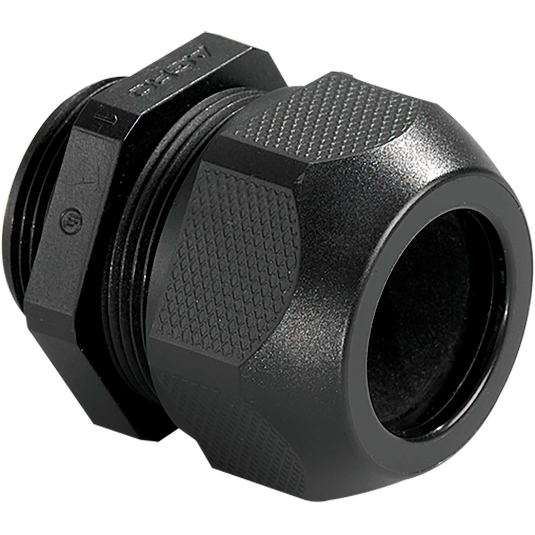 Kabelverschraubung Syntec Kst. M32x1.5, Kabel Ø 17.0-25.0mm (UL 19.5-23.0mm), schwarz RAL 9005