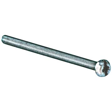 Ściana szczelinowa, śruba M3, głowica cylindra, kombinacja PZ/S. napęd, Wymiary Ř 3 x 44,5 x 5,6 mm
