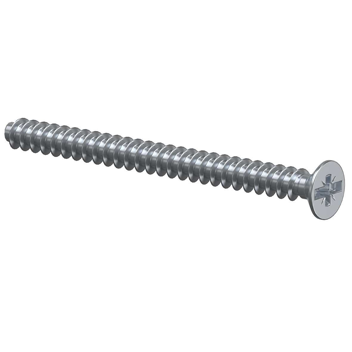 Śruba przyrządowa, PlusMinus, Ř 3,2 x 40 mm, cynkowana galwanicznie, Śruba kombinowana – krzyżowa/rowkowa