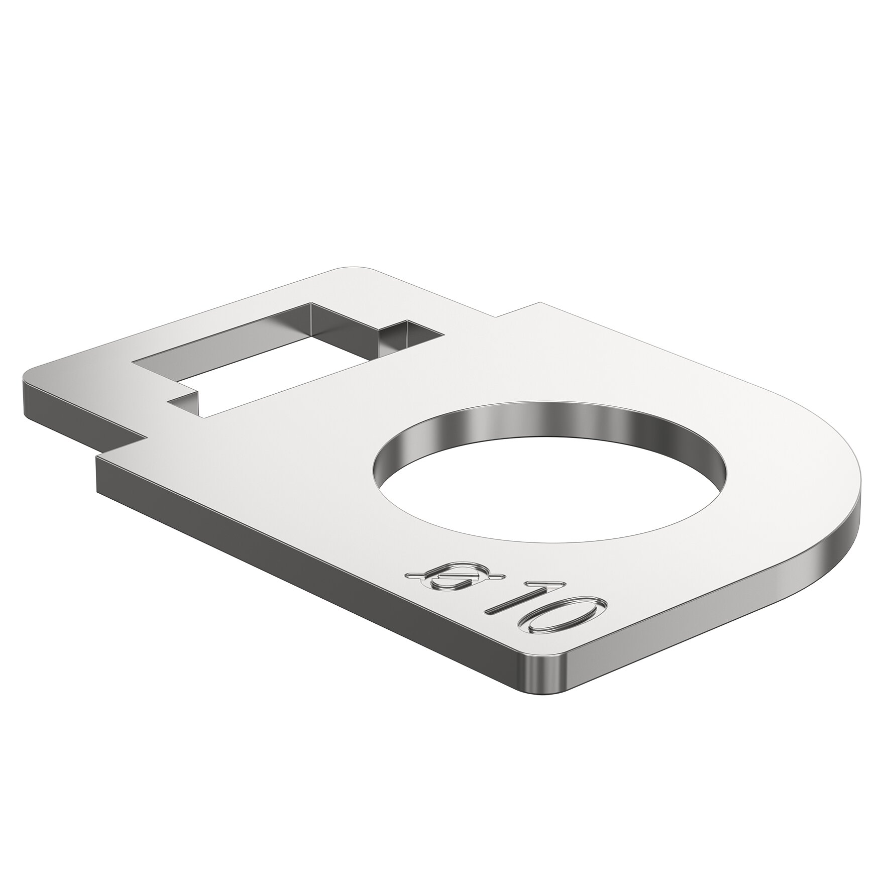 Kipplasche 10mm, für Mikrorohre 10mm