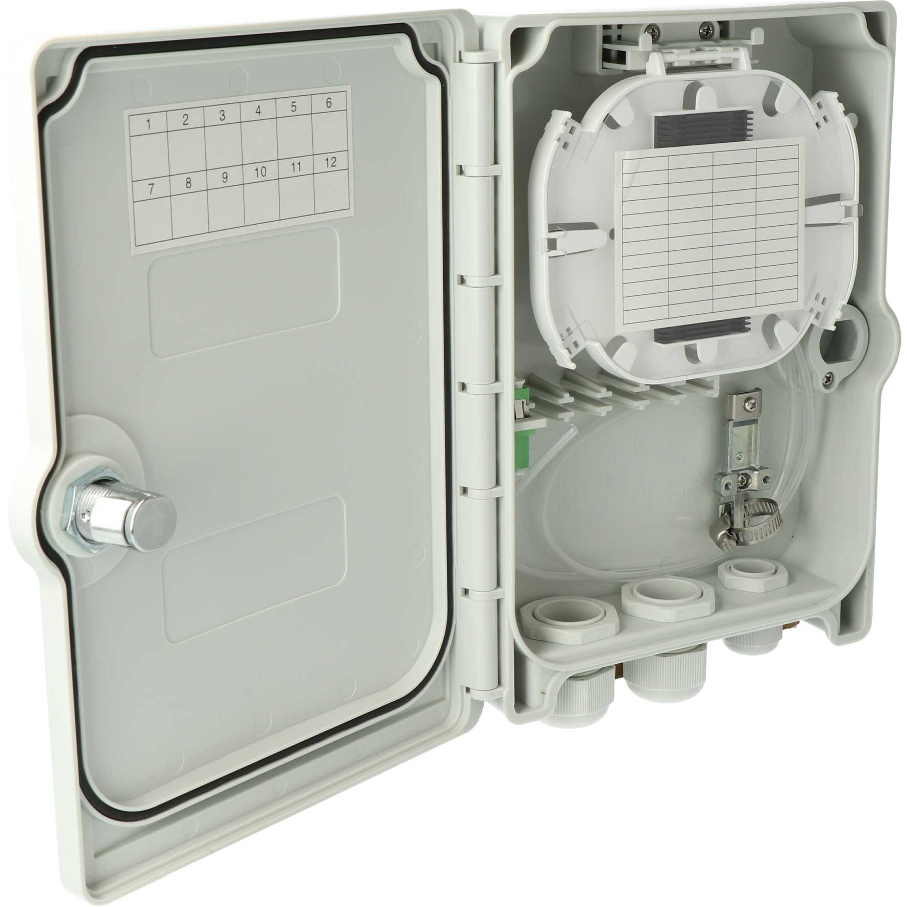 Connectivity Kompakt Gebäudeverteiler, Gf-GV, 4 Fasern, ANT, 1 LC/APC QD, IP55