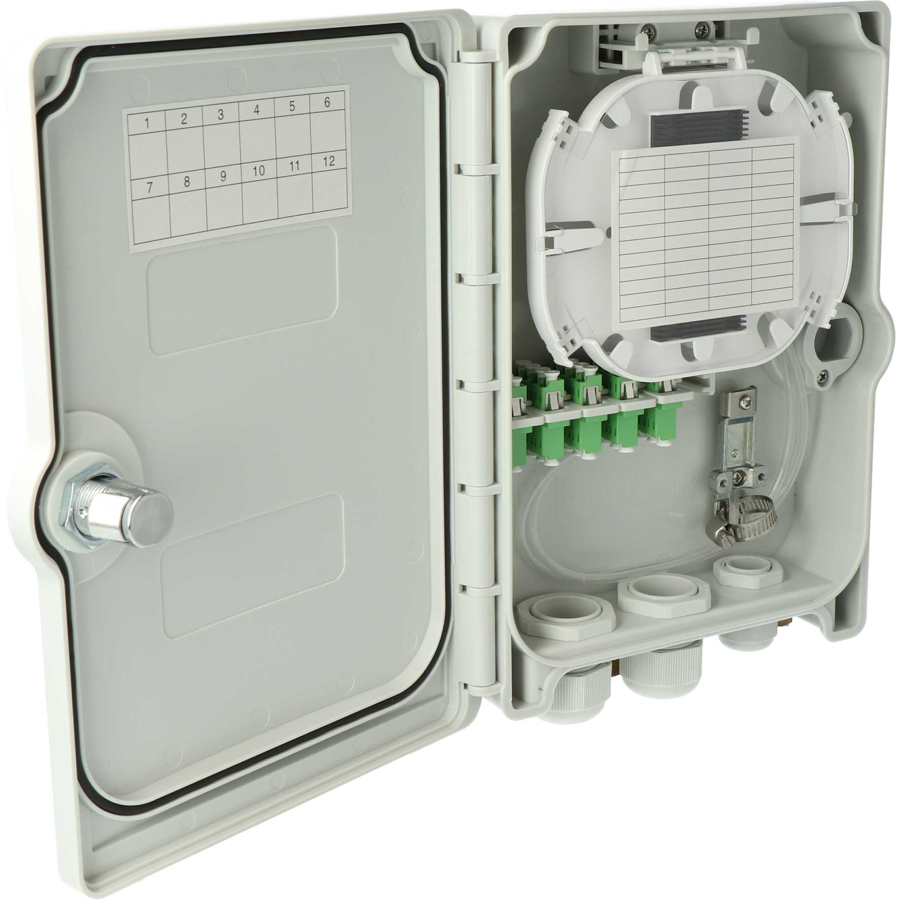 Connectivity Kompakt Gebäudeverteiler, Gf-GV, 20 Fasern, ANT, 5 LC/APC QD, IP55