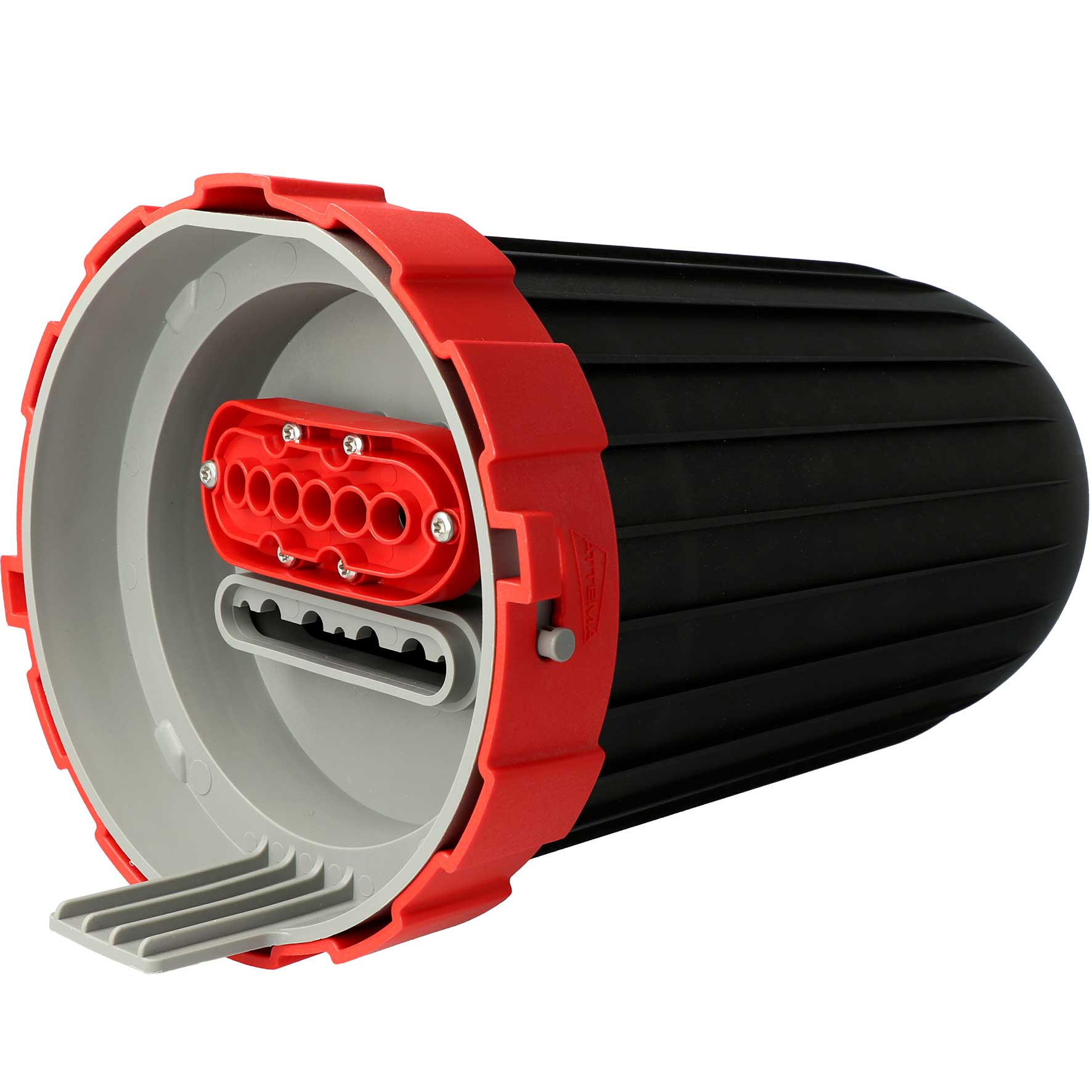 Connectivity Haubenmuffe MFD, 24 Fasern, HS, 6 Ausgänge, Loop, IP68
