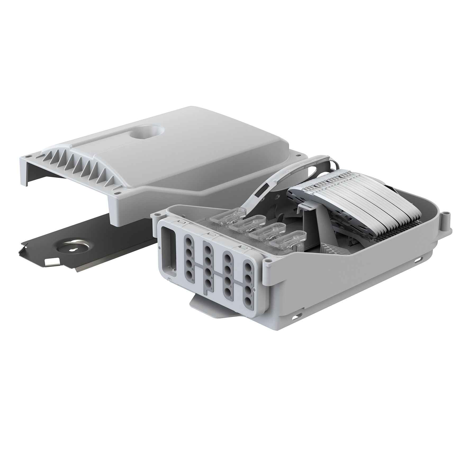 Connectivity Gebäudeverteiler Gf-GV, 192 Fasern, ANT, 16 Ausgänge, Loop, IP65, 4mm