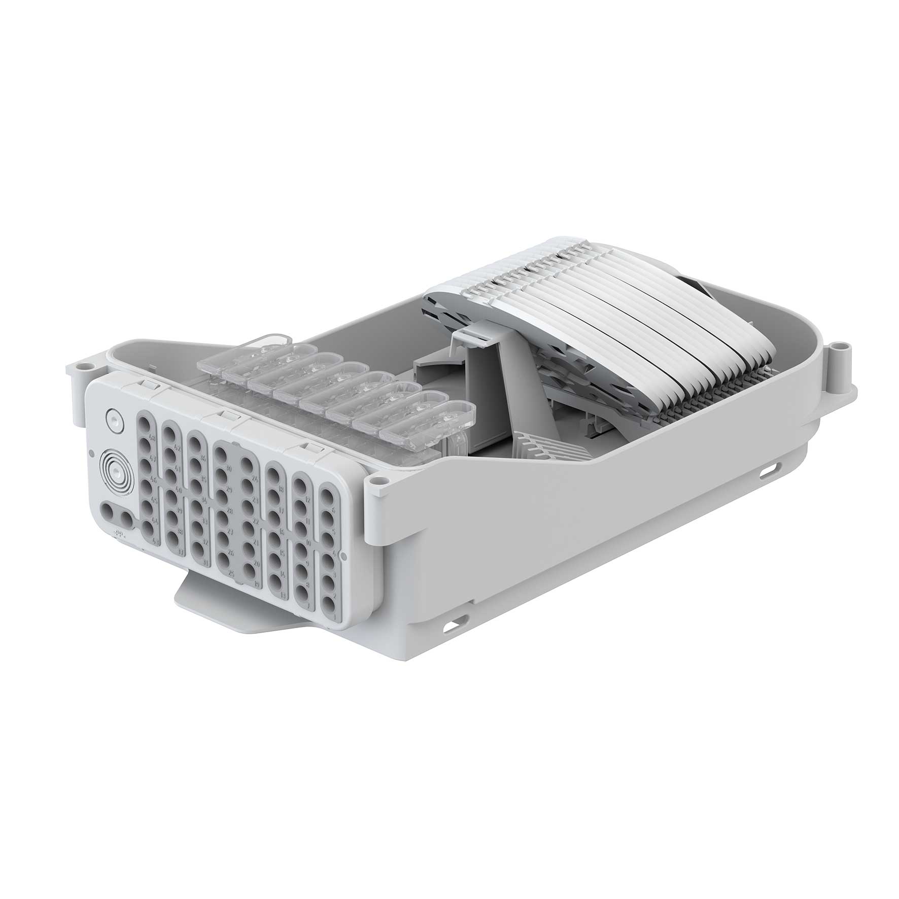 Connectivity Spleißverteiler Gehäuse FMP, 192 Fasern, ANT, 48 Ausgänge, 4 mm