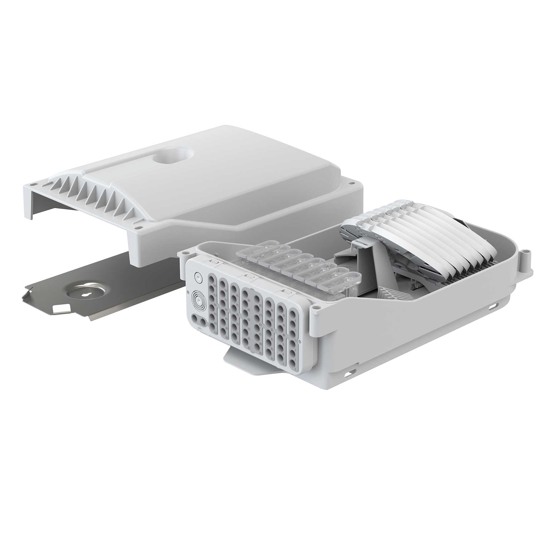 Connectivity Gebäudeverteiler Gf-GV, 96 Fasern, ANT, 48 Ausgänge, IP65, 8 mm